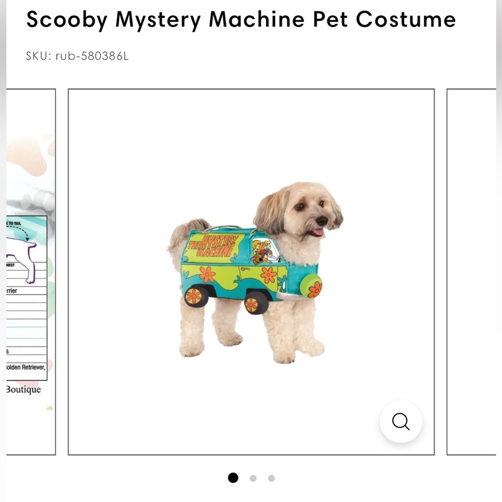 Mystery Machine Dog Costume